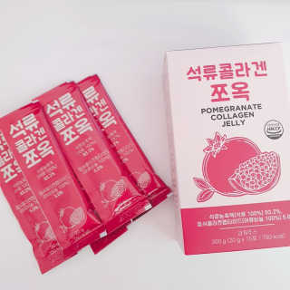 조은약초 석류콜라겐 석류즙 석류쪼옥 젤리 스틱 15포 x 20g — 5점을 준 리뷰어가 2020년 8월 올린 사용 사진