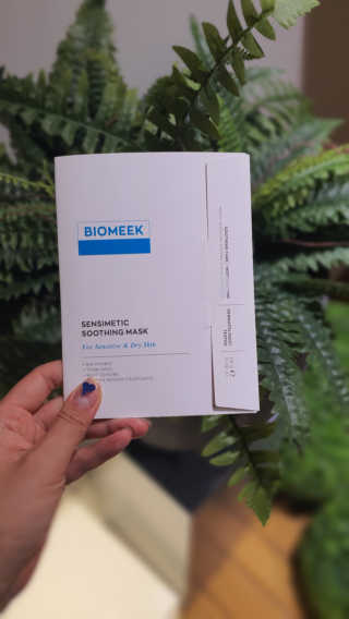 바이오믹 BIOMEEK SENSIMETIC SOOTHING MASK.S — 5점을 준 리뷰어가 2020년 7월 올린 사용 사진