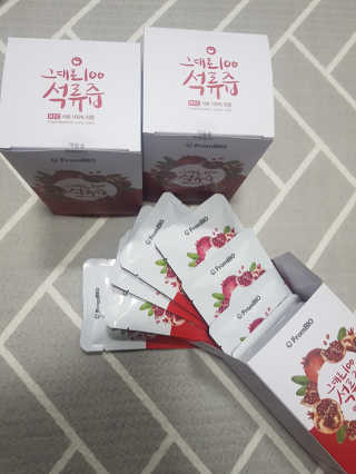 프롬바이오 오직 석류만 [그대로100 석류즙] 하루 1포로 건강하게 — 5점을 준 리뷰어가 2020년 6월 올린 사용 사진
