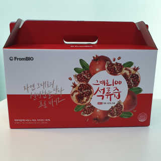 프롬바이오 오직 석류만 [그대로100 석류즙] 하루 1포로 건강하게 — 5점을 준 리뷰어가 2020년 4월 올린 사용 사진