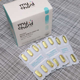 JW중외제약 마이코드 알티지 오메가3 1000 mg — 4.5점을 준 리뷰어가 2020년 9월 올린 사용 사진