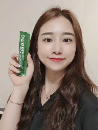 조은약초 국산 양배추즙 양배추 브로콜리 젤리 15포 x 1박스 — 5점을 준 리뷰어가 2020년 9월 올린 사용 사진