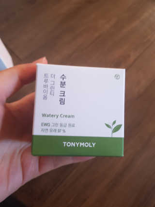 토니모리 더 그린티 트루바이옴 수분크림 — 5점을 준 리뷰어가 2020년 9월 올린 사용 사진