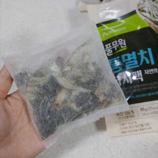 [풀무원] 자연의 감칠맛 통디포리, 통멸치 다시팩 세트 — 5점을 준 리뷰어가 2020년 5월 올린 사용 사진