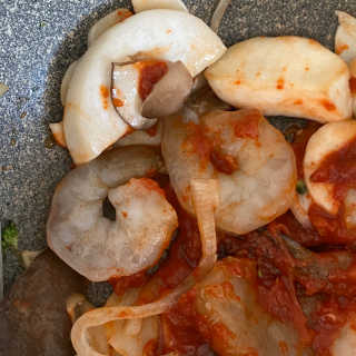 닥터키친 두유투움바파스타를 빼당빼당 — 3점을 준 리뷰어가 2020년 4월 올린 사용 사진