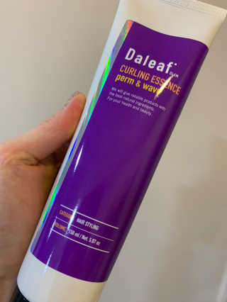 달리프 글램 컬링에센스 펌앤웨이브 150ml — 3.5점을 준 리뷰어가 2020년 5월 올린 사용 사진