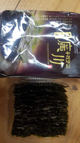 광천우리맛김 한봉지 2~3인분, 맛있는 우리재래식탁김26매20봉 — 5점을 준 리뷰어가 2020년 5월 올린 사용 사진
