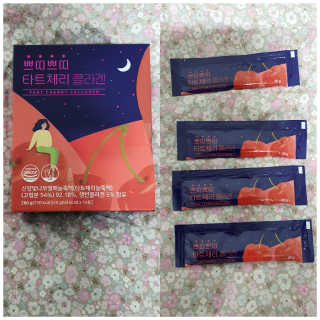 서울약사신협_쁘띠쁘띠타트체리콜라겐_20g x 14포 — 5점을 준 리뷰어가 2020년 12월 올린 사용 사진