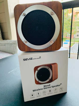 SEVIZ MINI10W 레트로 블루투스 스피커 — 5점을 준 리뷰어가 2020년 10월 올린 사용 사진