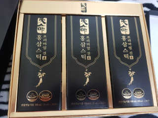 헬스업_천명진프리미엄홍삼스틱_10ml x 30포 — 5점을 준 리뷰어가 2020년 10월 올린 사용 사진