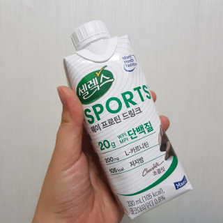 셀렉스스포츠 셀렉스 스포츠 드링크 초콜릿 _ 330ml x 12팩 — 5점을 준 리뷰어가 2020년 10월 올린 사용 사진