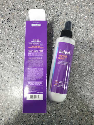 달리프 글램 헤어팩 인미스트 200ml — 5점을 준 리뷰어가 2020년 4월 올린 사용 사진