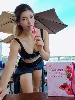 헬스업_쁘띠쁘띠석류콜라겐젤리_20g x 14포 — 5점을 준 리뷰어가 2020년 9월 올린 사용 사진