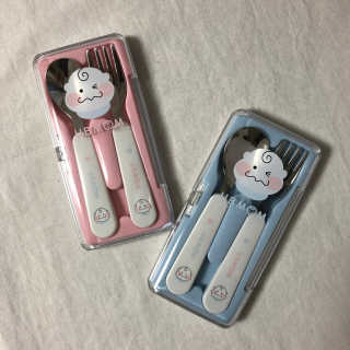 유비맘 스푼포크 케이스 세트 1+1 _컬러랜덤 발송 — 4점을 준 리뷰어가 2020년 12월 올린 사용 사진