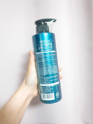 다슈코리아 다슈 데일리 패스트 한방 두피 샴푸 500ml — 5점을 준 리뷰어가 2020년 4월 올린 사용 사진