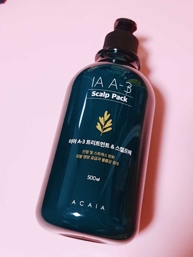 아카이아 이아 A3 헤어스캘프팩 500ml 리뷰 사진