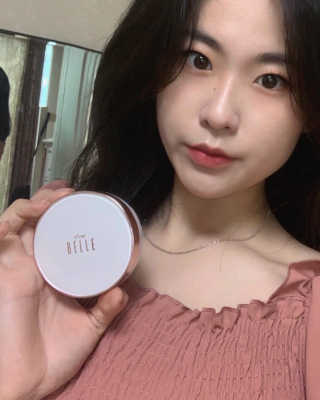 디어벨르 크림쿠션 DEAR BELLE CREAM COUSION — 5점을 준 리뷰어가 2020년 9월 올린 사용 사진