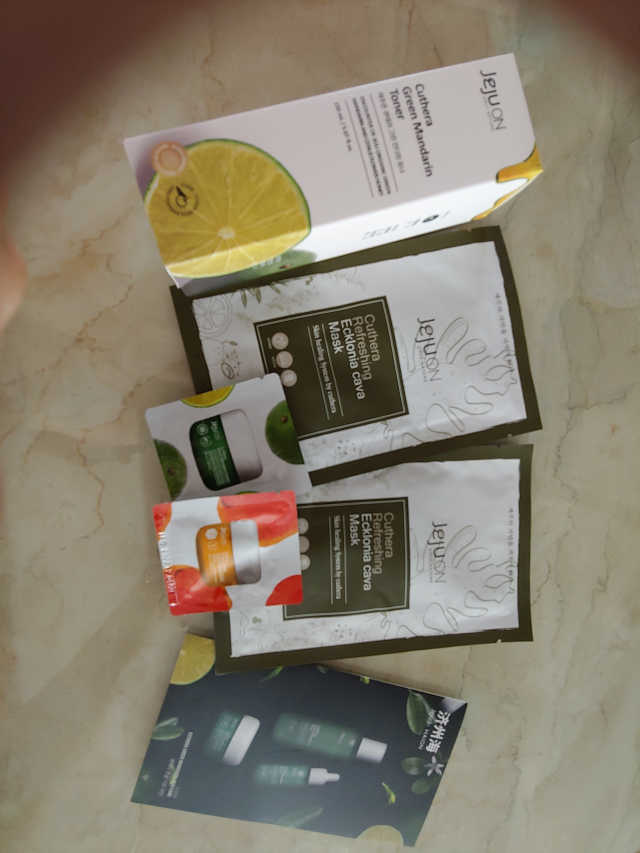 약산성 진정 토너 제주온 큐테라 풋귤 토너 150mL 리뷰 사진