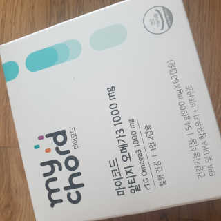 JW중외제약 마이코드 알티지 오메가3 1000 mg — 5점을 준 리뷰어가 2020년 9월 올린 사용 사진