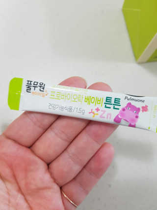 [풀무원베이비밀] 프로바이오락 베이비 튼튼 유산균 — 5점을 준 리뷰어가 2020년 9월 올린 사용 사진