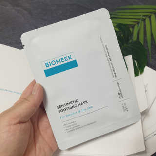 바이오믹 BIOMEEK SENSIMETIC SOOTHING MASK.S — 5점을 준 리뷰어가 2020년 7월 올린 사용 사진