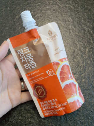 자연에온 핑크 자몽 착즙 100mL 10개입 2BOX — 5점을 준 리뷰어가 2020년 10월 올린 사용 사진