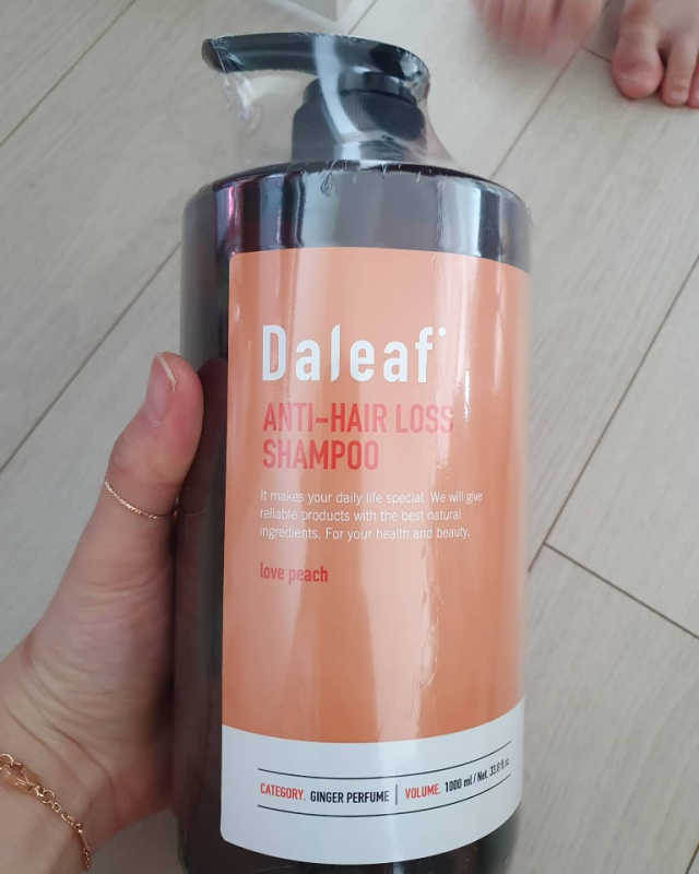 달리프 진저 베러 퍼퓸 탈모 완화 샴푸 1000ml 향 3종 리뷰 사진