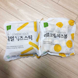 가치식탁 리얼치즈스틱, 리얼크림치즈볼 — 4점을 준 리뷰어가 2020년 9월 올린 사용 사진