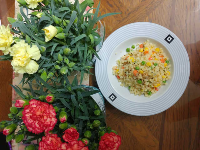 냉동 컬리플라워 라이스 340g 1팩+칼로리라이스210g 1팩 리뷰 사진