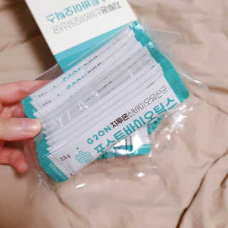 지투온 신바이오유산균 포스트바이오틱스 — 5점을 준 리뷰어가 2020년 10월 올린 사용 사진