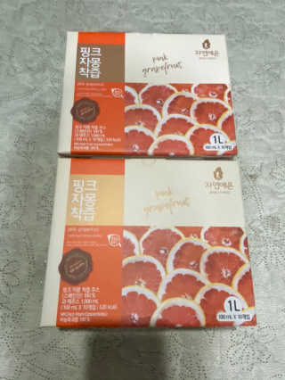 자연에온 핑크 자몽 착즙 100mL 10개입 2BOX — 5점을 준 리뷰어가 2020년 10월 올린 사용 사진
