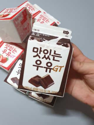 남양유업 맛있는 우유 GT 2종 초코/딸기 총 10ea — 5점을 준 리뷰어가 2020년 7월 올린 사용 사진