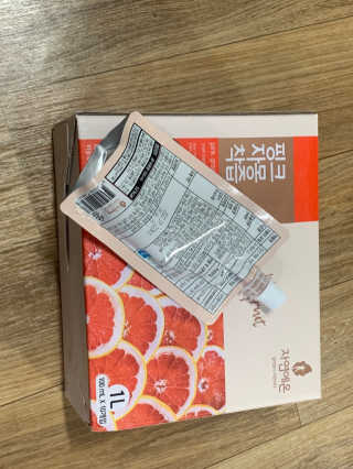 자연에온 핑크 자몽 착즙 100mL 10개입 2BOX — 5점을 준 리뷰어가 2020년 11월 올린 사용 사진