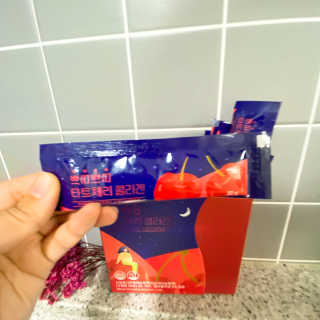 서울약사신협_쁘띠쁘띠타트체리콜라겐_20g x 14포 — 4.5점을 준 리뷰어가 2020년 11월 올린 사용 사진