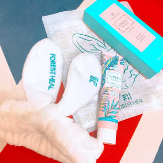 포레스트힐 SS 그린 밸런스 클렌져 100ml + 헤어밴드 — 5점을 준 리뷰어가 2020년 5월 올린 사용 사진