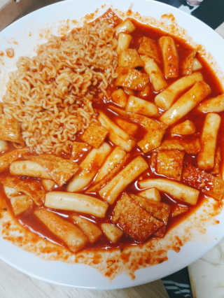 화곡미담 옛날 떡볶이 — 5점을 준 리뷰어가 2020년 4월 올린 사용 사진