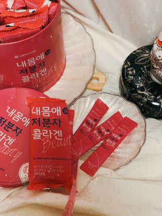서울약사신협_내몸애뷰티 저분자콜라겐_2.5g 100포 — 5점을 준 리뷰어가 2020년 6월 올린 사용 사진