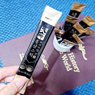 헬스업_천명진프리미엄홍삼스틱_10ml x 30포 — 5점을 준 리뷰어가 2020년 12월 올린 사용 사진