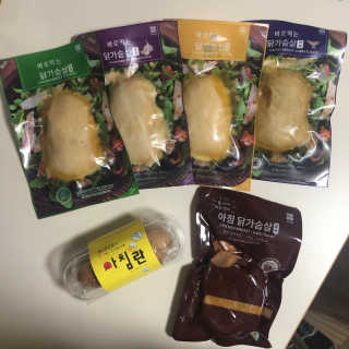 바로 먹는 아침 실온보관 닭가슴살 6종 — 5점을 준 리뷰어가 2020년 9월 올린 사용 사진