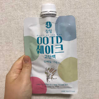[꾸콤] 참참 OOTD쉐이크 고단백 일주일세트 50g x 5 — 5점을 준 리뷰어가 2020년 9월 올린 사용 사진