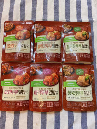 [풀무원] 큰건더기로 더 맛있게, 두부덮밥소스 3종 — 4점을 준 리뷰어가 2020년 12월 올린 사용 사진
