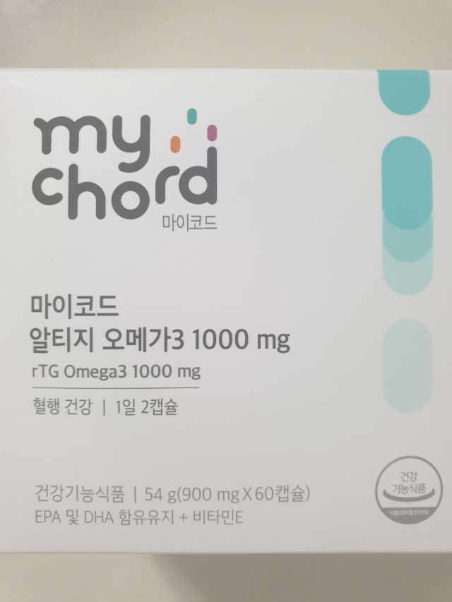 마이코드 알티지 오메가3 1000 mg 리뷰 사진