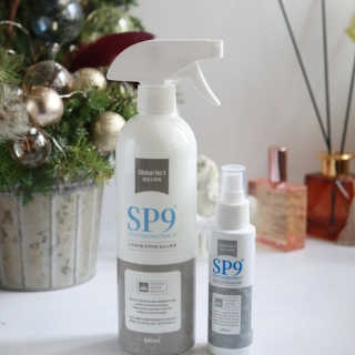 SP9 스프레이형 프리미엄 살균소독제 500ml+100ml — 5점을 준 리뷰어가 2020년 11월 올린 사용 사진
