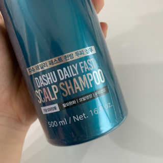 다슈코리아 다슈 데일리 패스트 한방 두피 샴푸 500ml — 5점을 준 리뷰어가 2020년 4월 올린 사용 사진