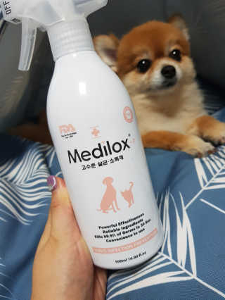 Medilox 메디록스 살균소독제_3종 500ml [택 1] — 4점을 준 리뷰어가 2020년 8월 올린 사용 사진