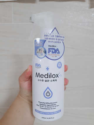Medilox 메디록스 살균소독제_3종 500ml [택 1] — 5점을 준 리뷰어가 2020년 8월 올린 사용 사진