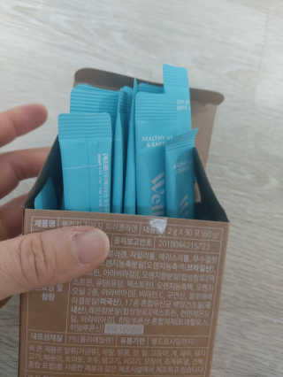 웰리카 저분자 피쉬 콜라겐 — 5점을 준 리뷰어가 2020년 12월 올린 사용 사진