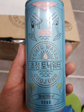 일화 소주와환상궁합 세계 3대 광천수로만든 초정토닉워터 — 5점을 준 리뷰어가 2020년 4월 올린 사용 사진