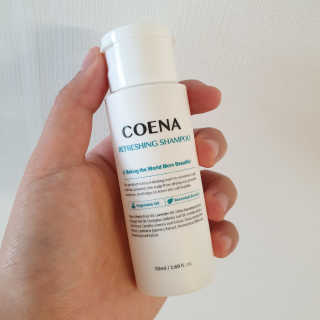 코에나샴푸 자연유래 식물성 코에나 샴푸 50ml — 2점을 준 리뷰어가 2020년 4월 올린 사용 사진