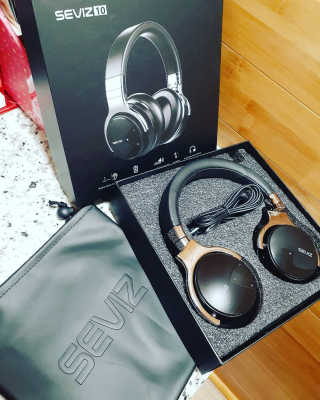 SEVIZ Bluetooth Headphones 10 3color — 5점을 준 리뷰어가 2020년 8월 올린 사용 사진